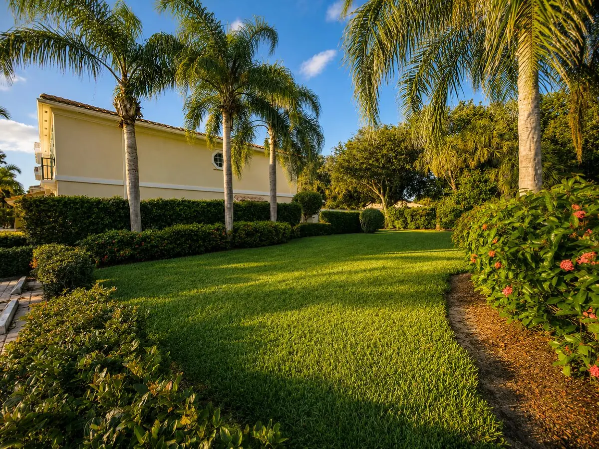 side yard easement at 436 Capistrano Drive, Palm Beach Gardens