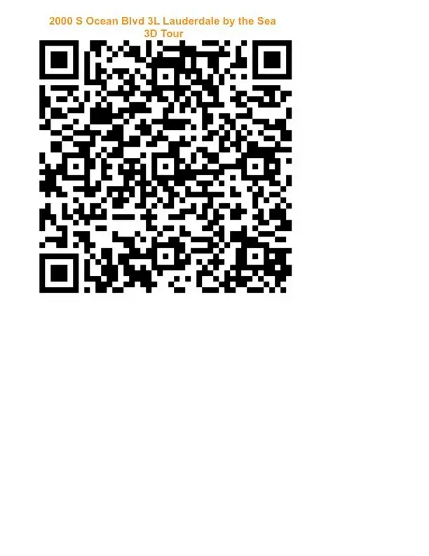scan for a 3D Tour at 2000 S OCEAN Boulevard 3L, Lauderdale-By-The-Sea