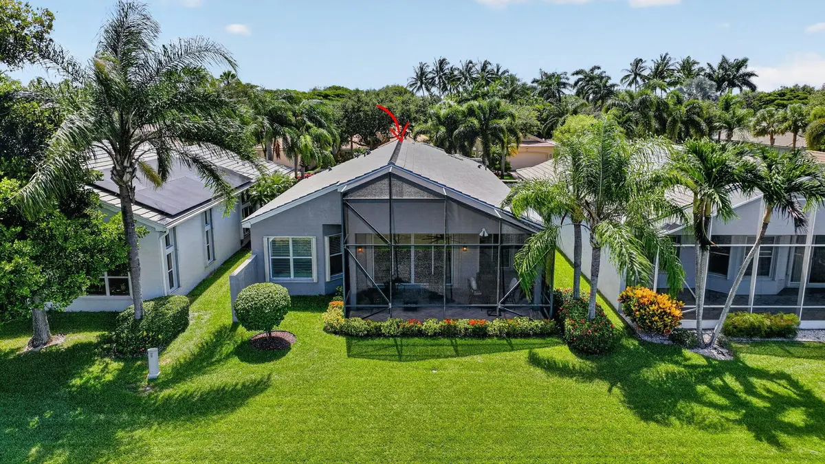 Back aerial view at 7760 Lighthouse Point Lane, Lake Worth