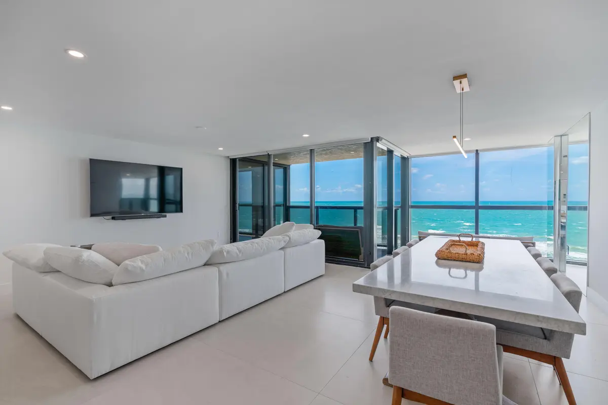 Living Room at 10410 S Ocean Drive 906, Jensen Beach