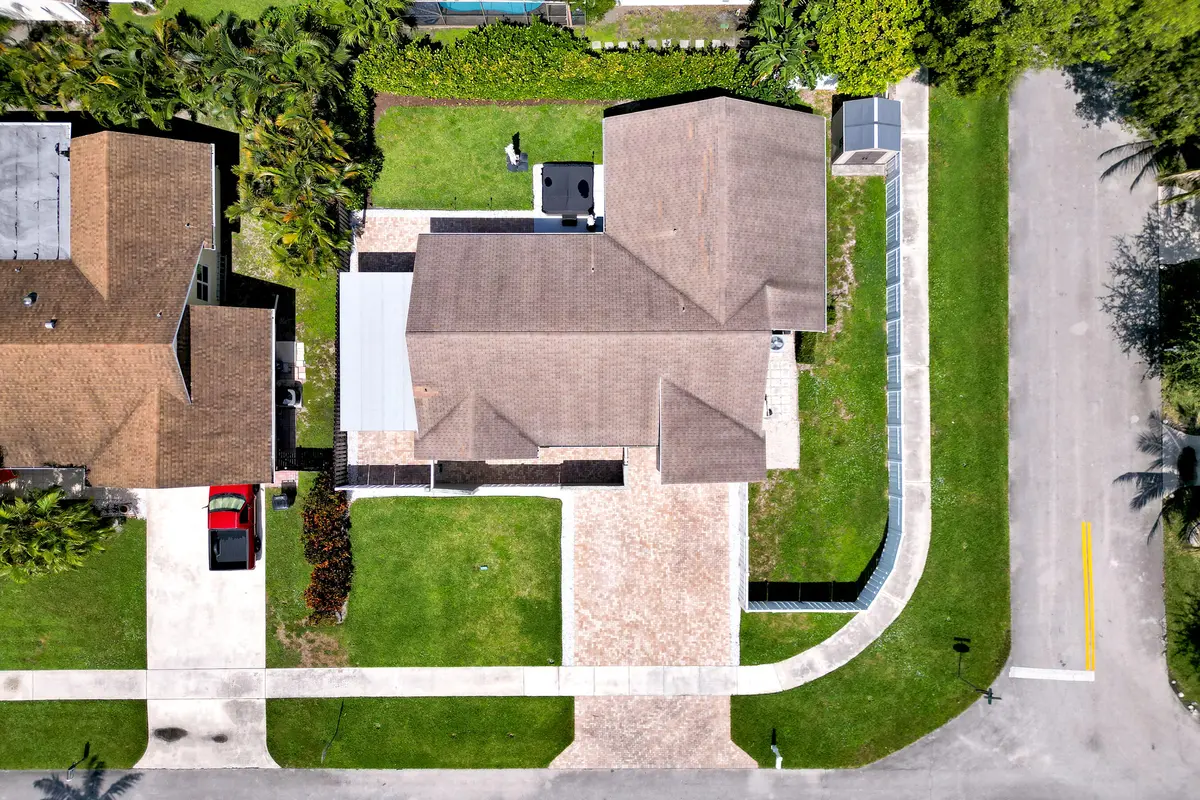 Aerial View at 3010 CORMORANT Road, Delray Beach