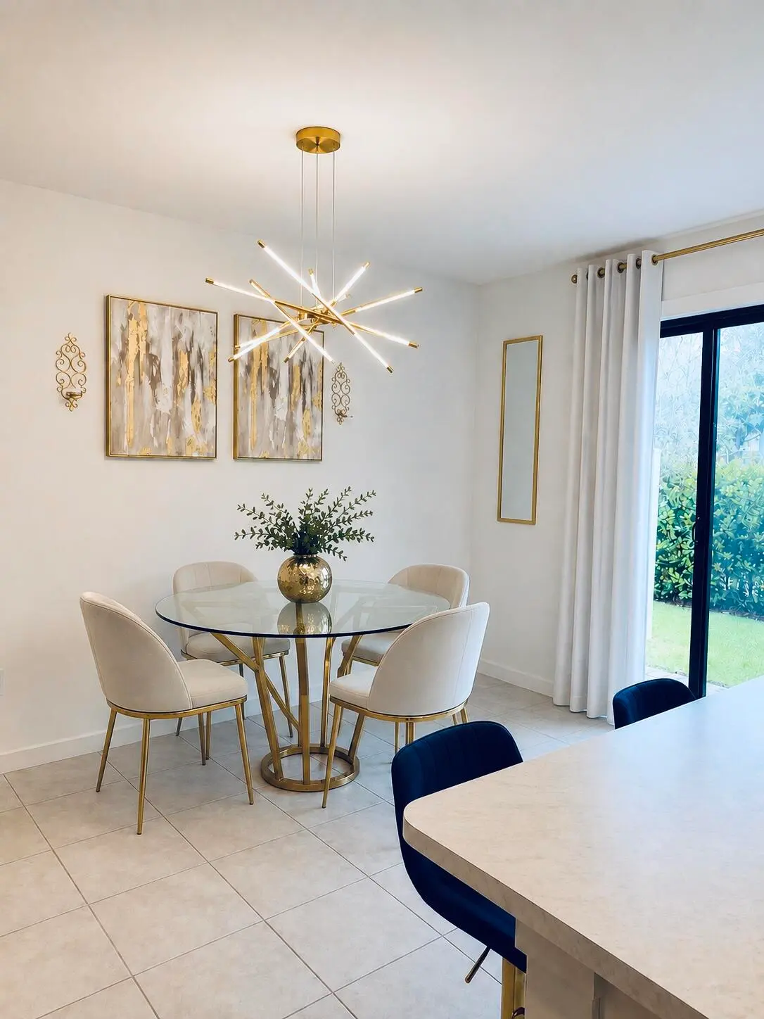 DINING ROOM STAGED at 938 NW 3RD Terrace, Pompano Beach