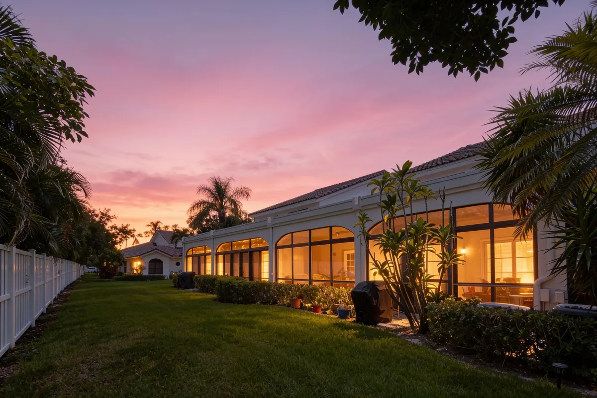 Twlight at 6745 Montego Bay Boulevard, Boca Raton