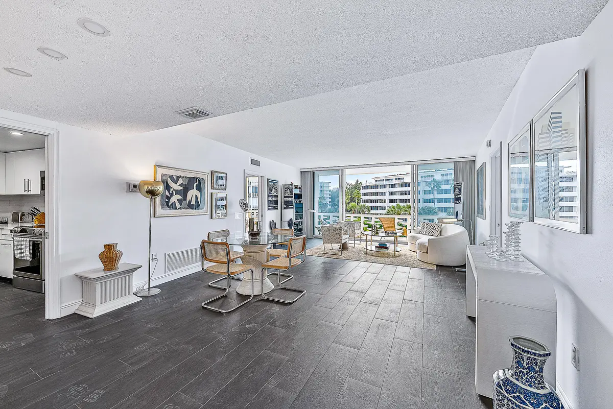 Living Room at 2760 S Ocean Boulevard 310, Palm Beach