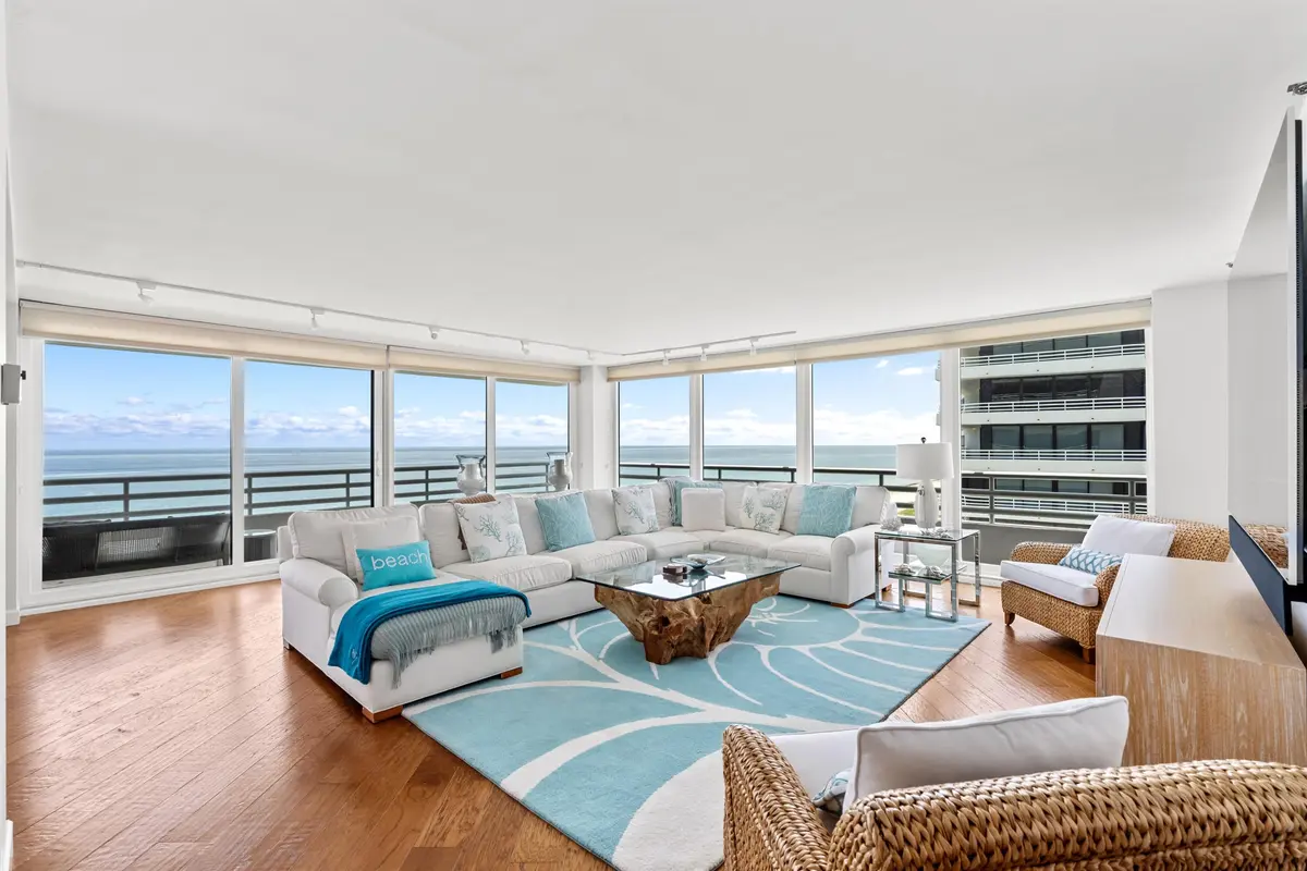 WRAPAROUND BALCONY GREAT ROOM at 1400 S Ocean Boulevard 1106, Boca Raton