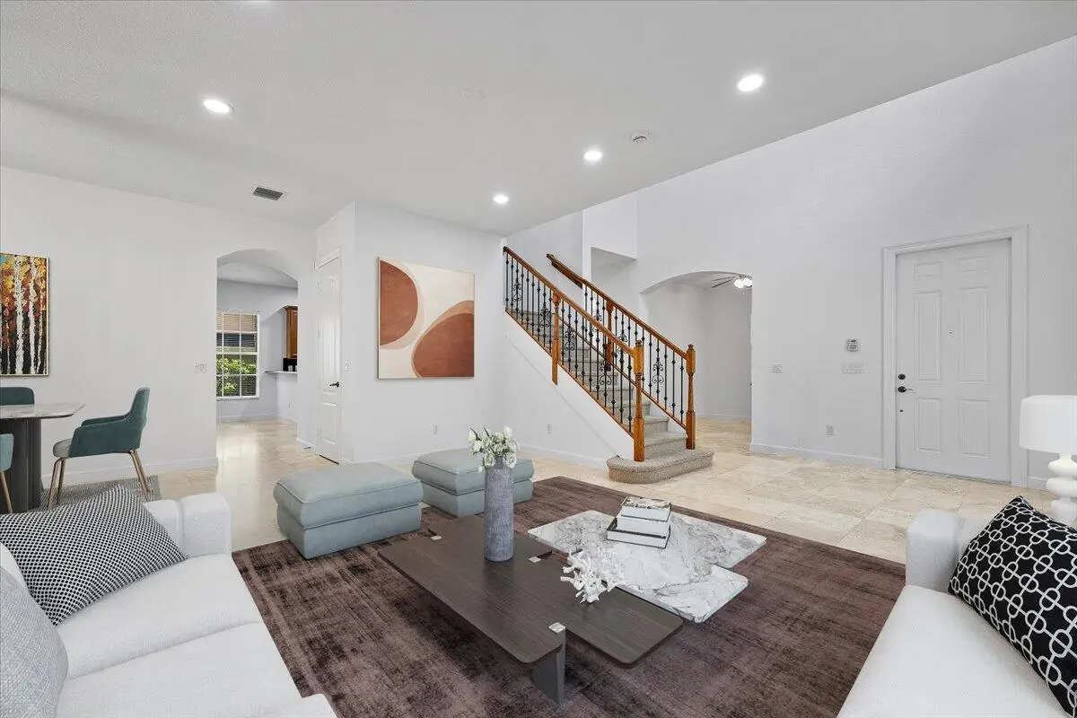 Grand Entrance (Living Room) at 1049 Vintner Boulevard, Palm Beach Gardens