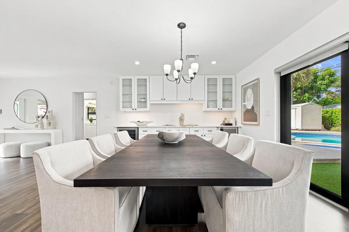 Dining Area at 1619 Bayview Drive, Fort Lauderdale