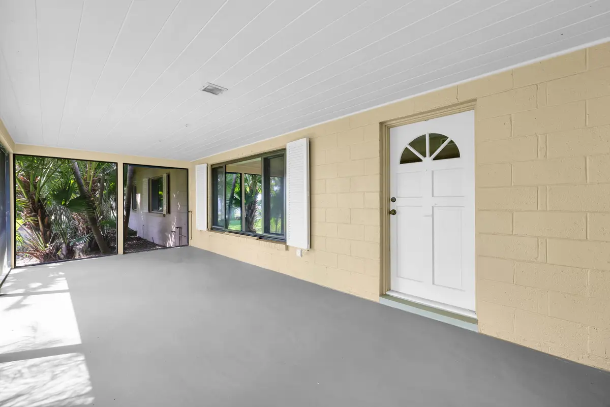 Entry Porch at 8609 S Indian River Drive, Fort Pierce