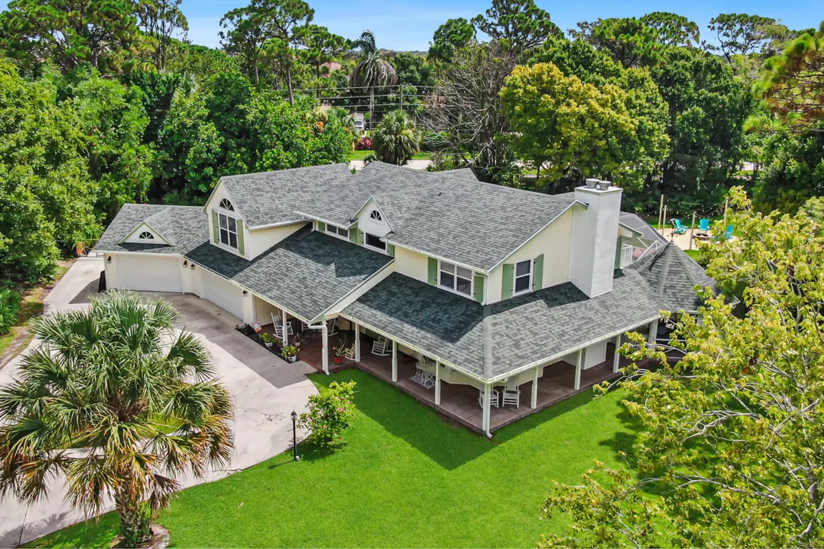 Aerial View - Eastern at 19780 Castlewood Drive, Jupiter