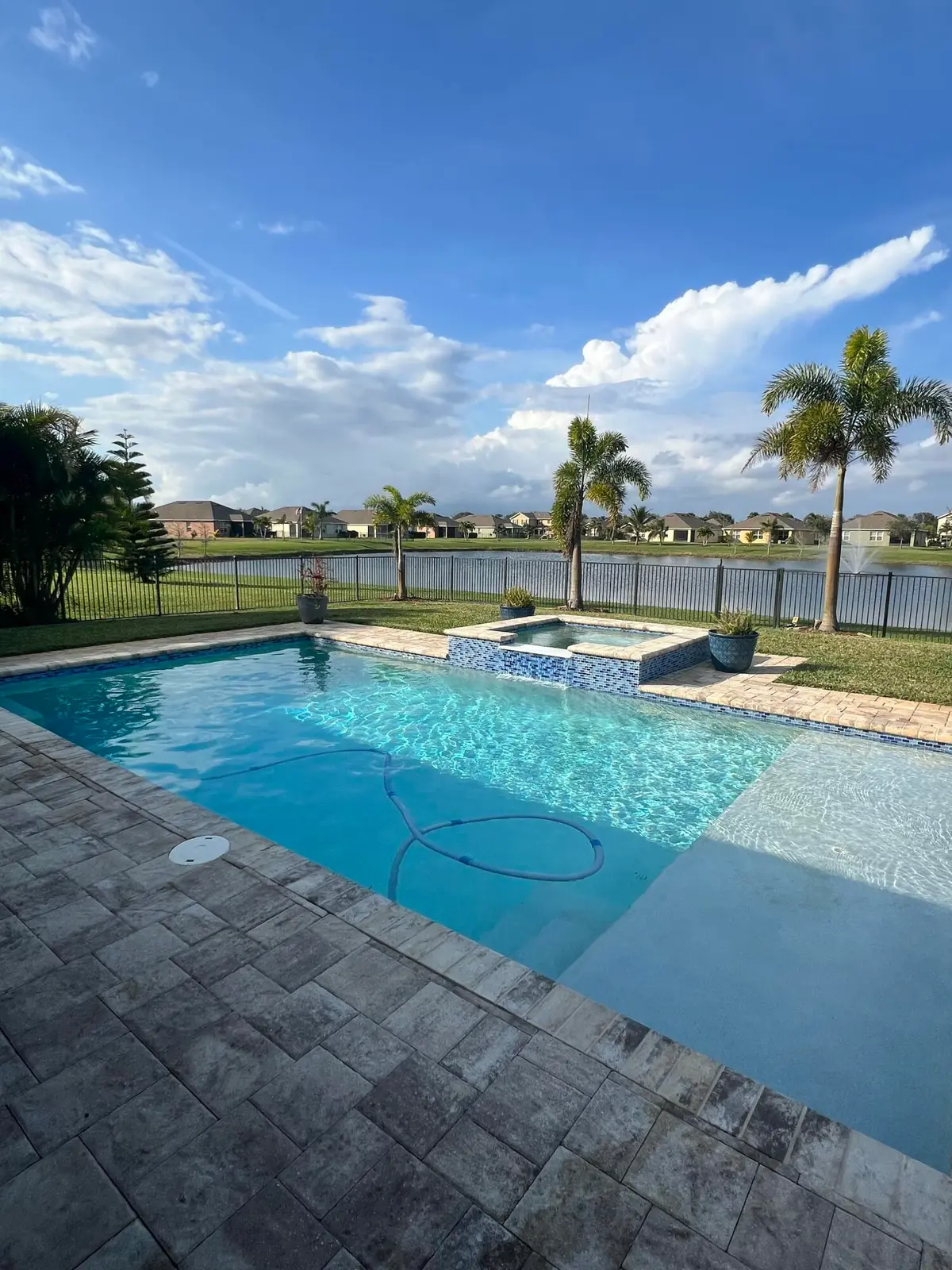 backyard pool at 3280 ROXBURY Place, Vero Beach