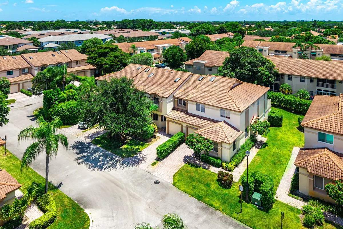 aerial view at 6757 Via Regina, Boca Raton
