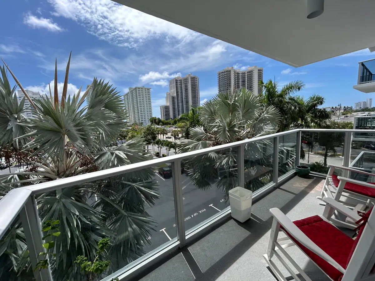 Balcony View South at 3333 NE 34th Street 414, Fort Lauderdale