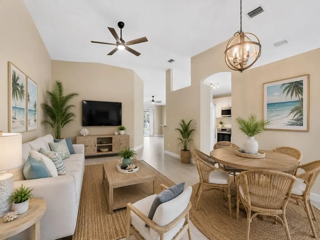 Living Room at 962 E 13th Square, Vero Beach