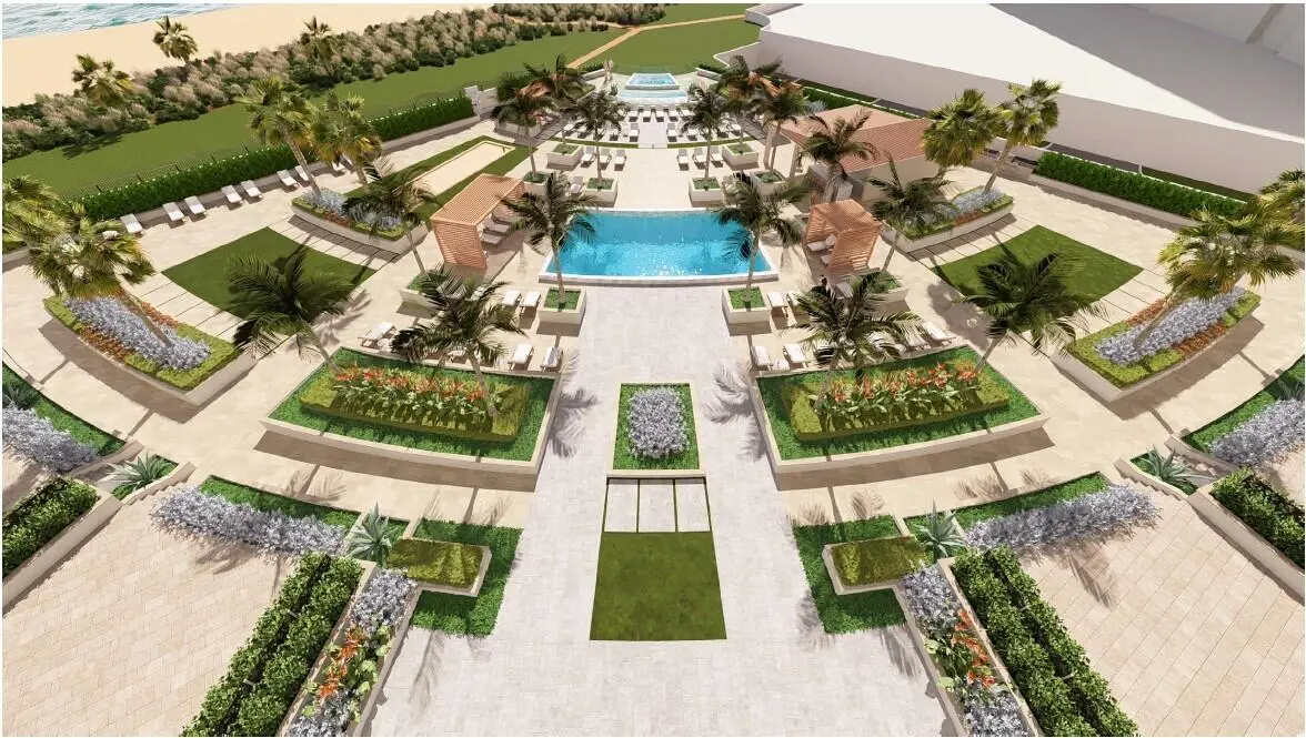 New Pool Deck Rendering at 400 Ocean Trail Way 408, Jupiter