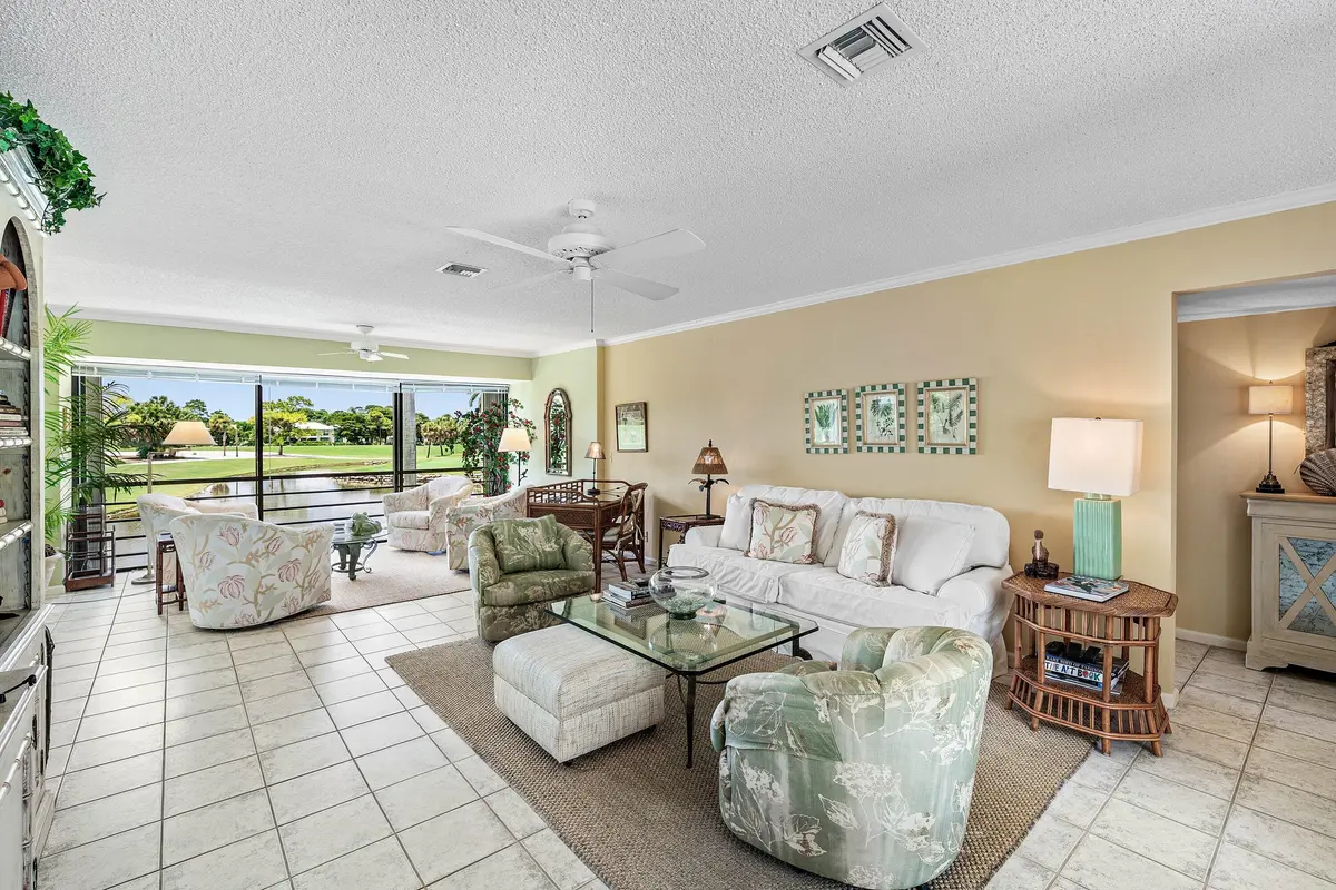 Interior living area at 3625 Quail Ridge Drive Bobwhite A, Boynton Beach