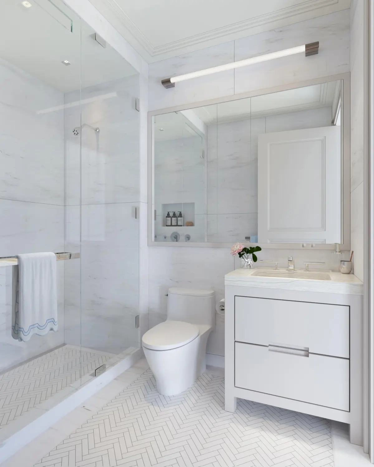 SFH Secondary Bath at 1355 S Flagler Drive 2301, West Palm Beach