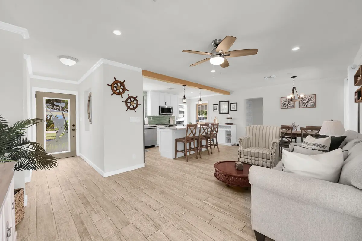 A Living Rm to Kitchen at 804 N Cinnamon Road, North Palm Beach