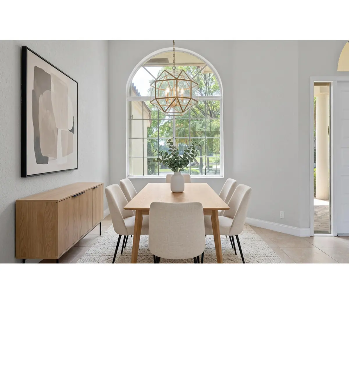 Dining Room - staged at 875 Bayside Lane, Weston