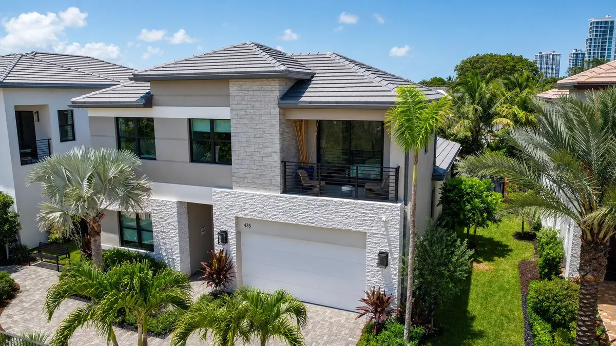 Mykonos Front Aerial at 415 42nd Street, West Palm Beach