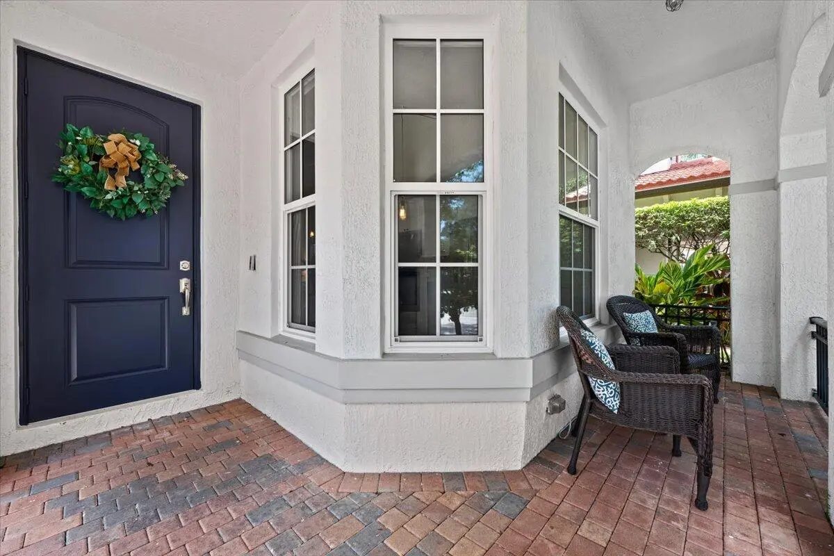 Inviting Porch Entry at 315 September Street, Palm Beach Gardens
