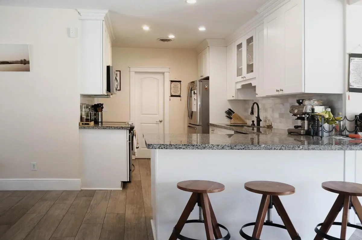 kitchen from bar area at 2031 Pleasant Drive, Juno Beach