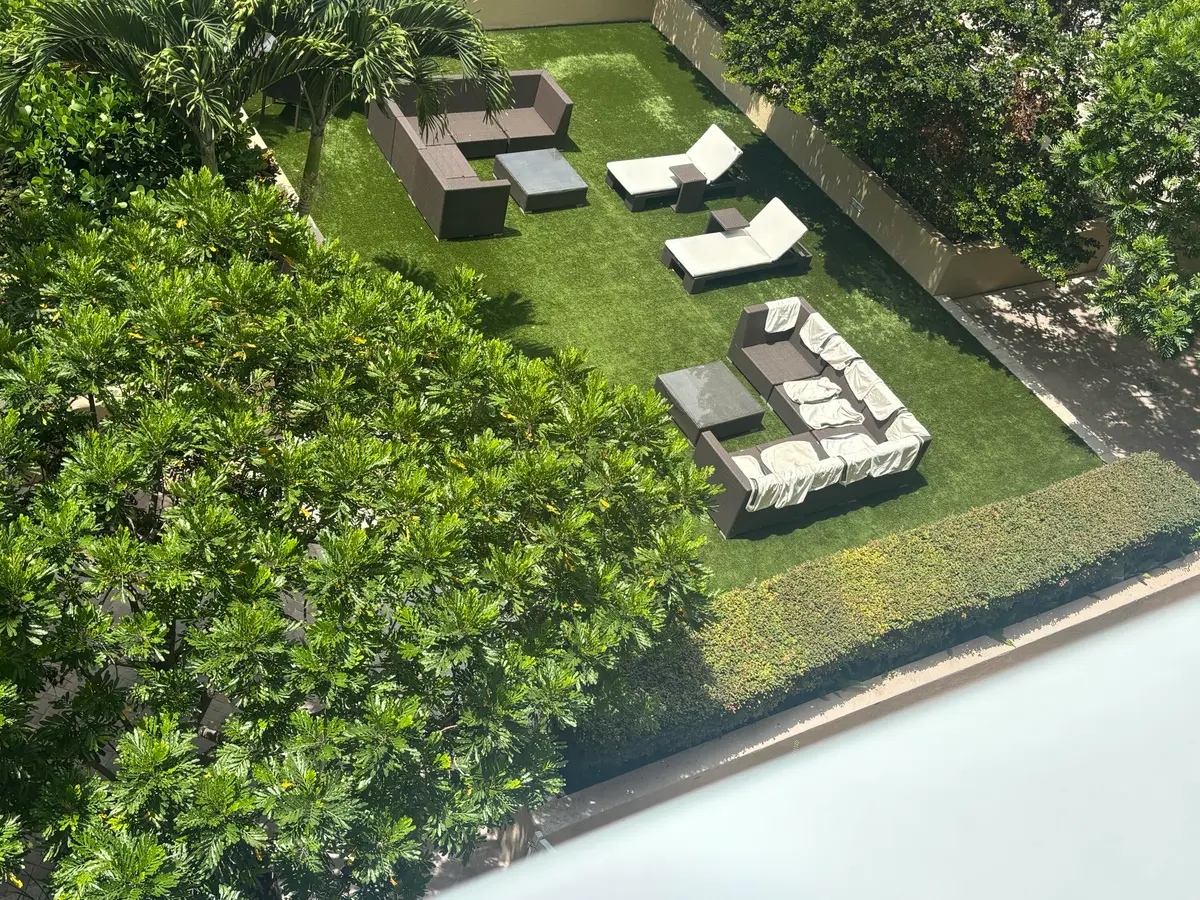 Balcony View at 410 EVERNIA Street 706, West Palm Beach
