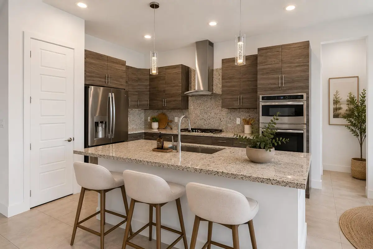 kitchen . at 10890 Windward Street, Parkland