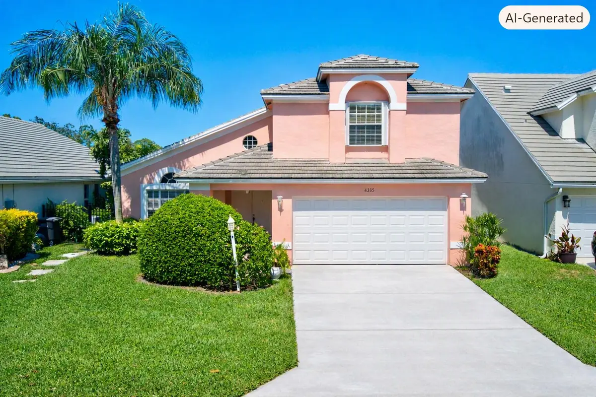 Front at 4355 LEICESTER Court, West Palm Beach