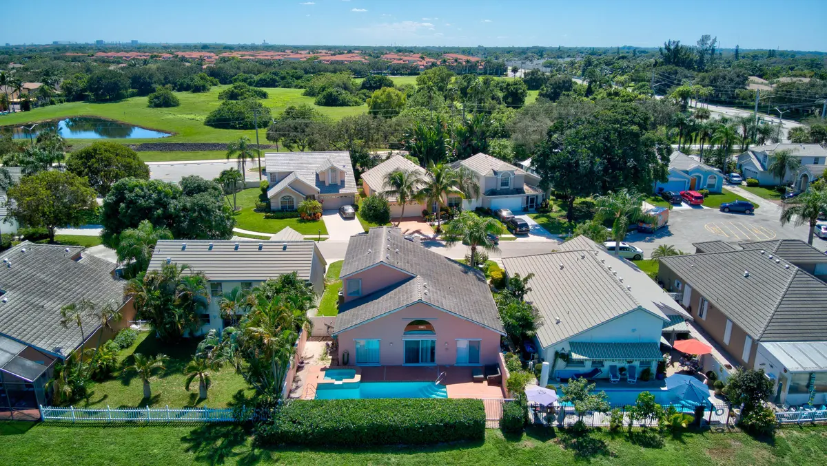 Drone Shot at 4355 LEICESTER Court, West Palm Beach