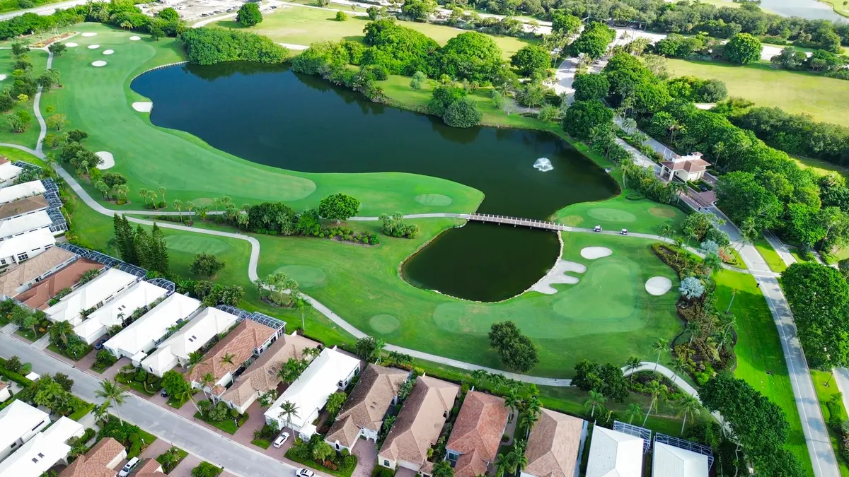 Aerial at 210 Coral Cay Terrace, Palm Beach Gardens