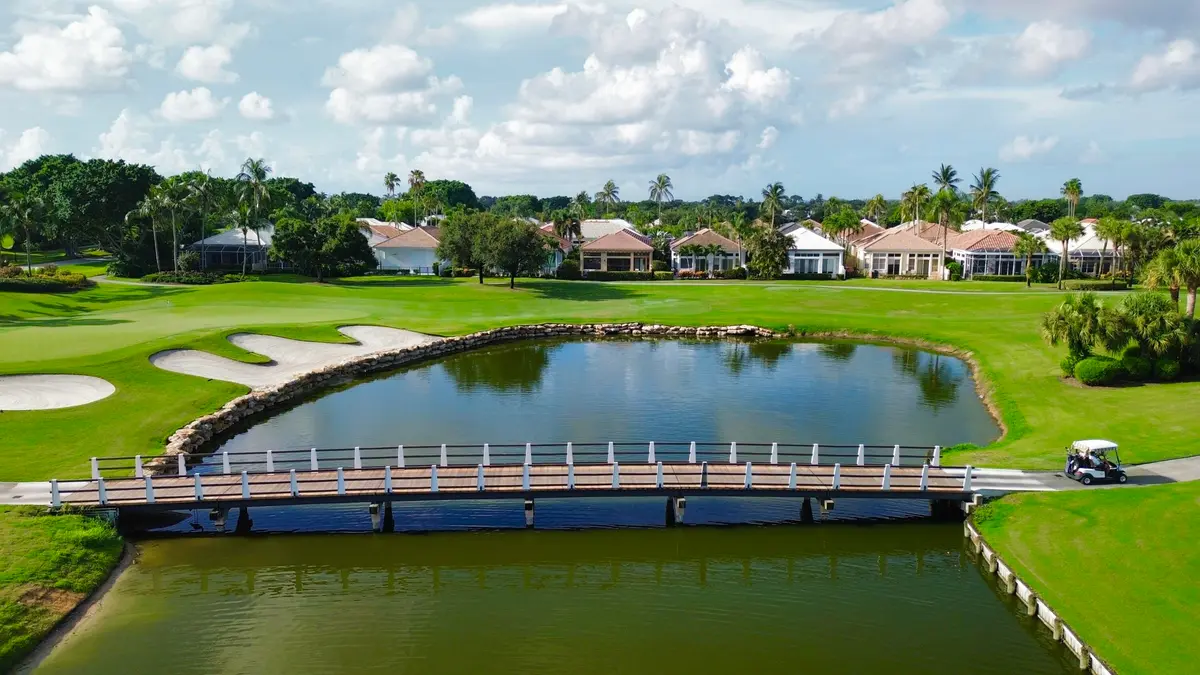 Aerial at 210 Coral Cay Terrace, Palm Beach Gardens