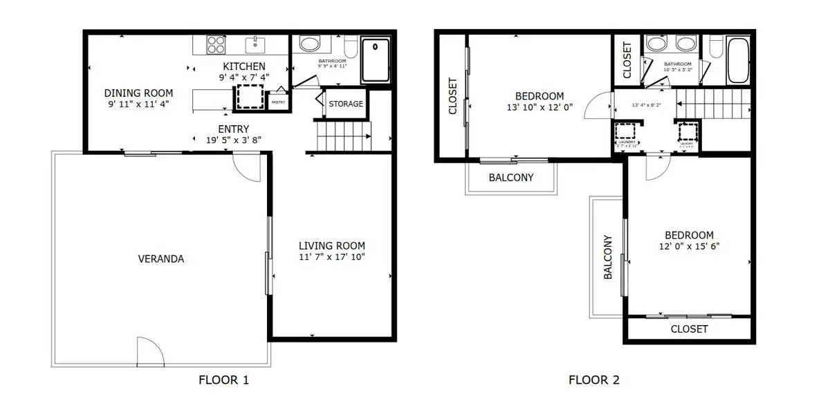 Floor Plan at 2811 Stoneway Lane A, Fort Pierce