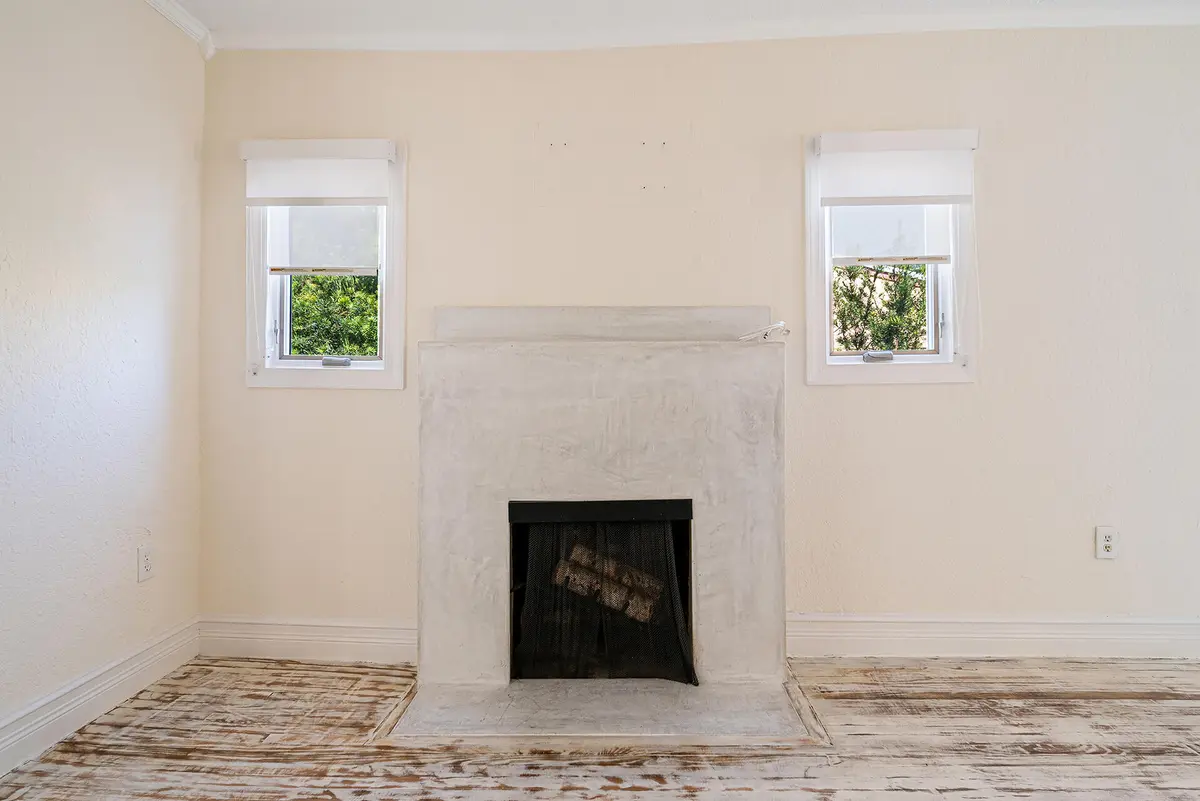 Fireplace at 813 Avon Road, West Palm Beach