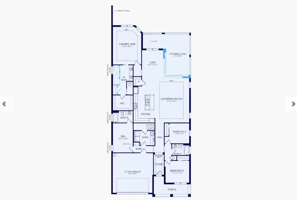 52 Floorplan at 13718 Dalrada Avenue Brixton 52, Palm Beach Gardens