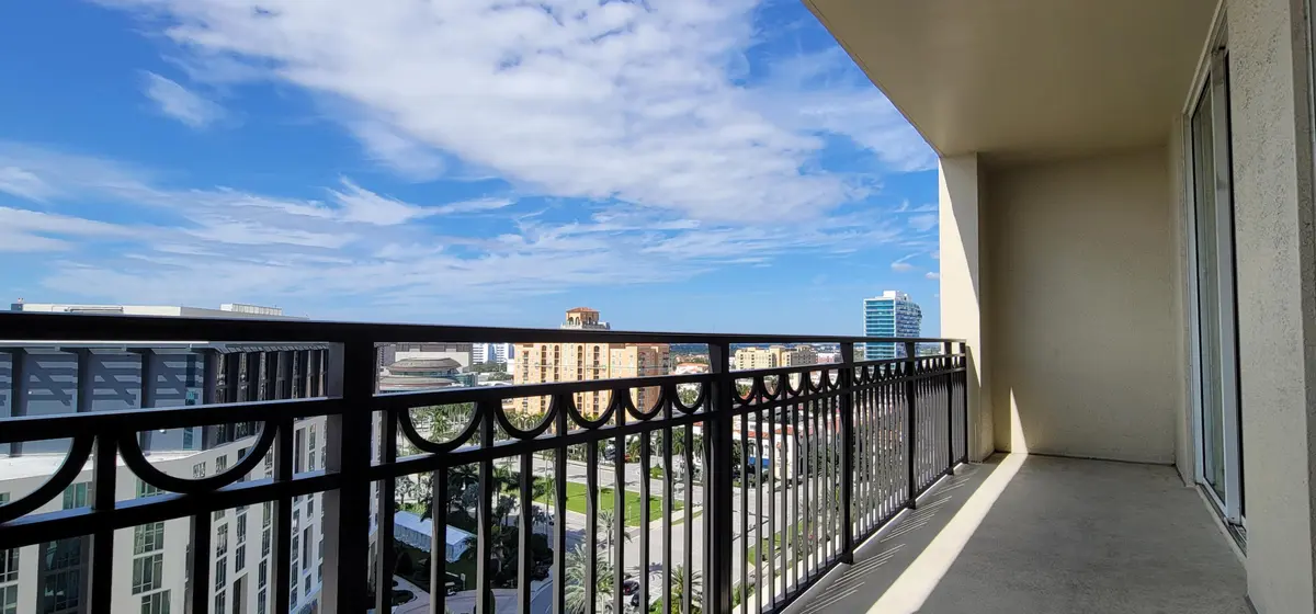 Balcony at 550 OKEECHOBEE Boulevard 1520, West Palm Beach
