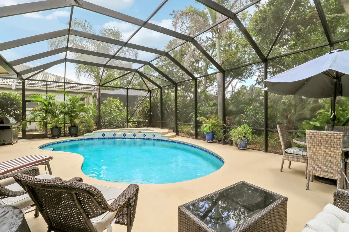 Private Pool at 7664 Greenbrier Circle, Port St. Lucie