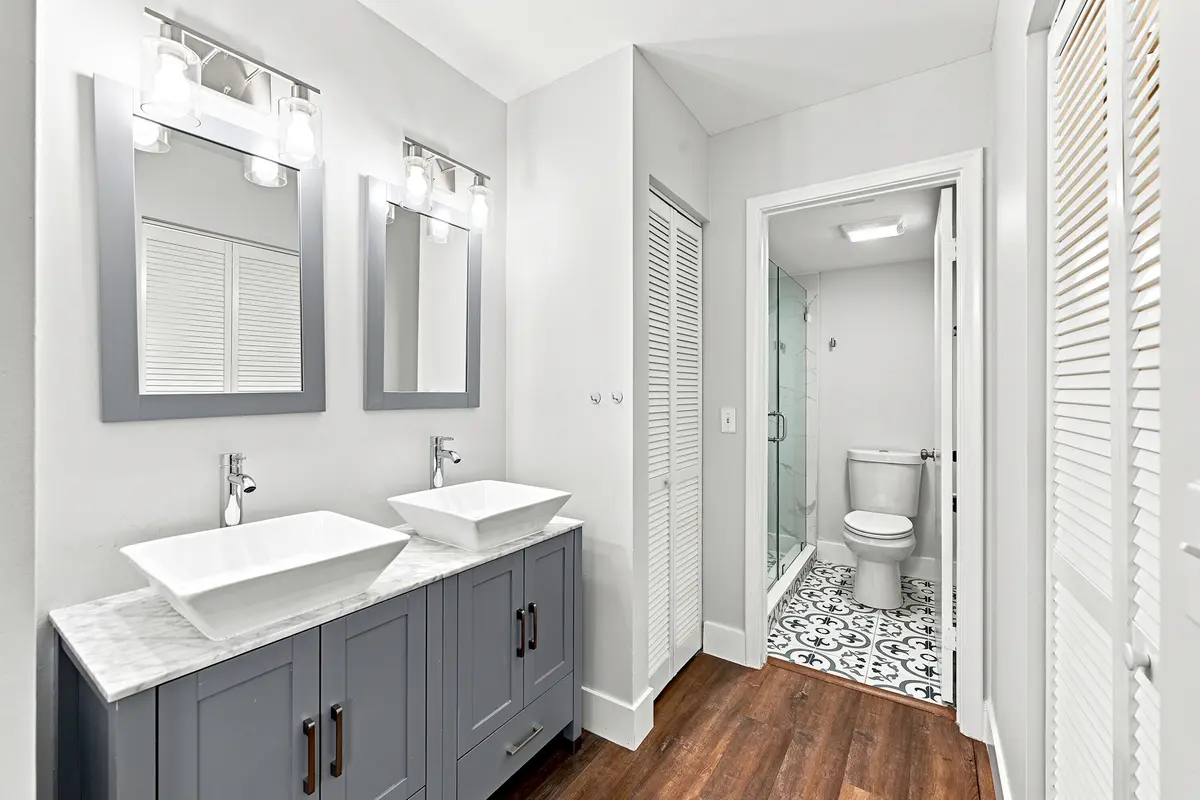 Primary Bathroom, w/Dual Sinks, Shower at 1400 SW 124th Terrace 202Q, Pembroke Pines