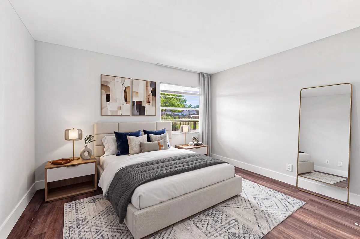 Guest Bedroom (Staged) at 1400 SW 124th Terrace 202Q, Pembroke Pines