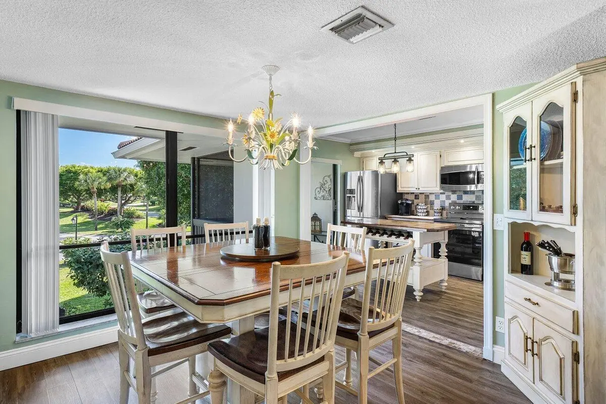 Dining Area at 3744 Quail Ridge Drive Green Heron S, Boynton Beach