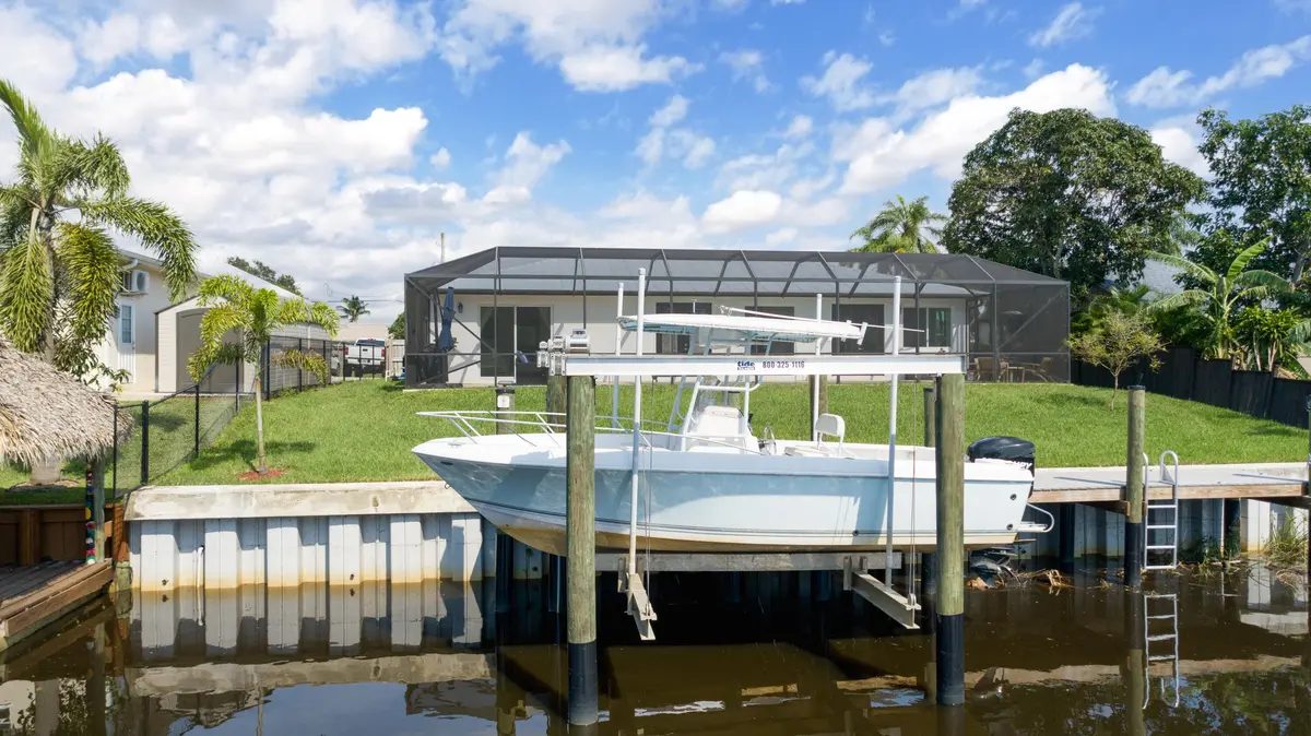 Dock at 314 NE Surfside Avenue, Port St. Lucie