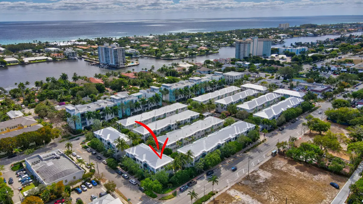Aerial View at 503 N MALLORY Circle, Delray Beach