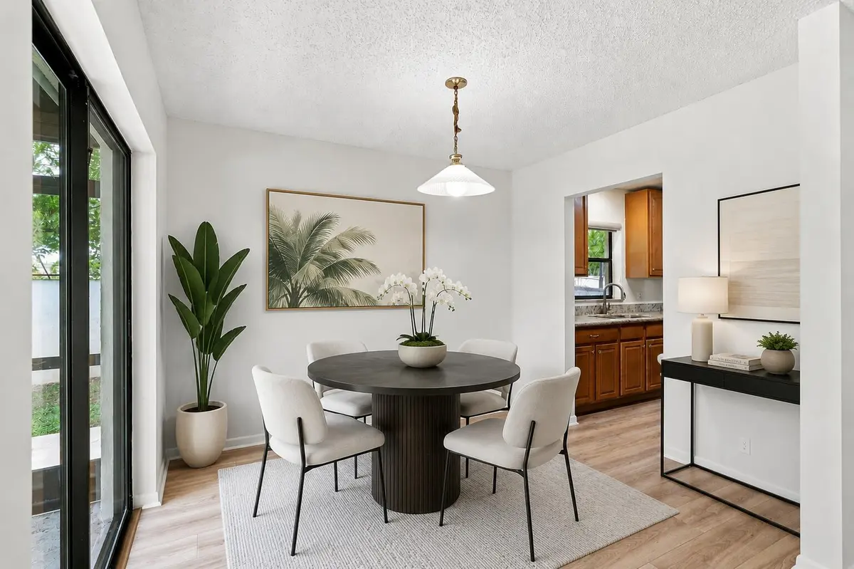 Dining Area - Virtually Staged at 7085 Hyatt Avenue, Lantana
