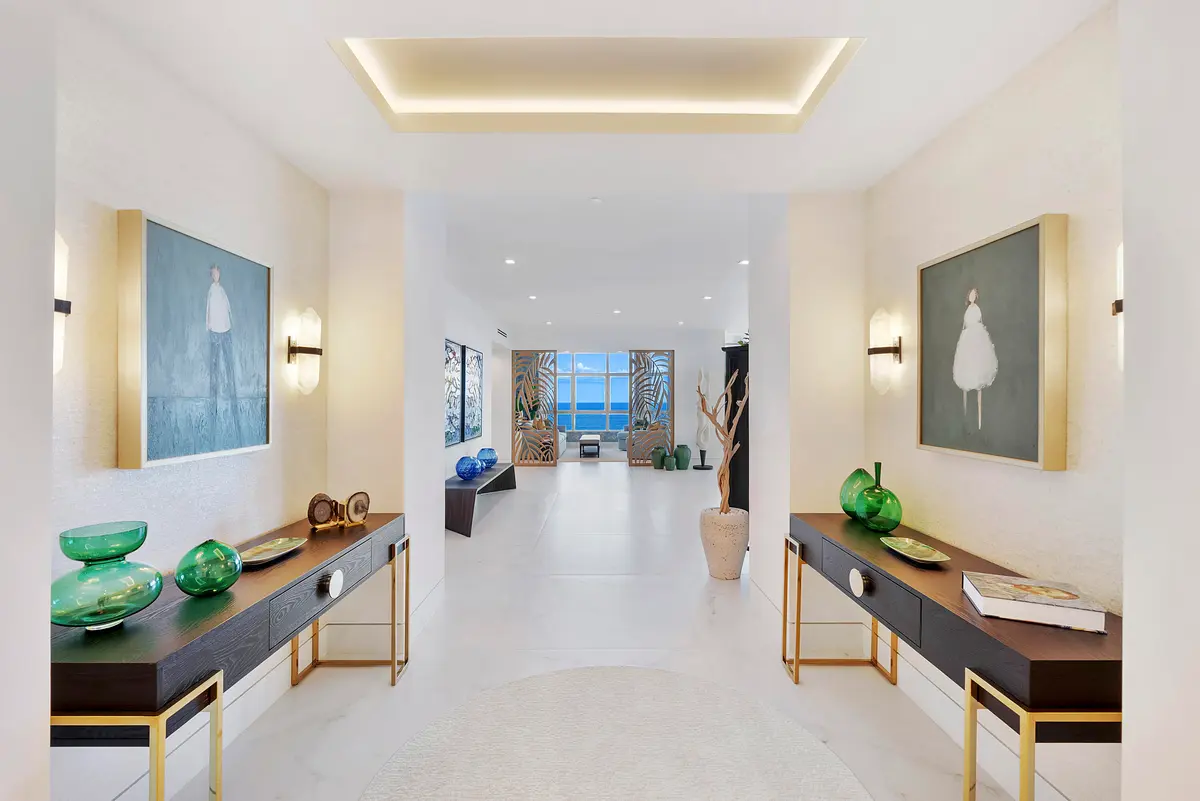 The enchanting Foyer & Gallery at 1700 S OCEAN Boulevard PH B-D, Lauderdale-By-The-Sea