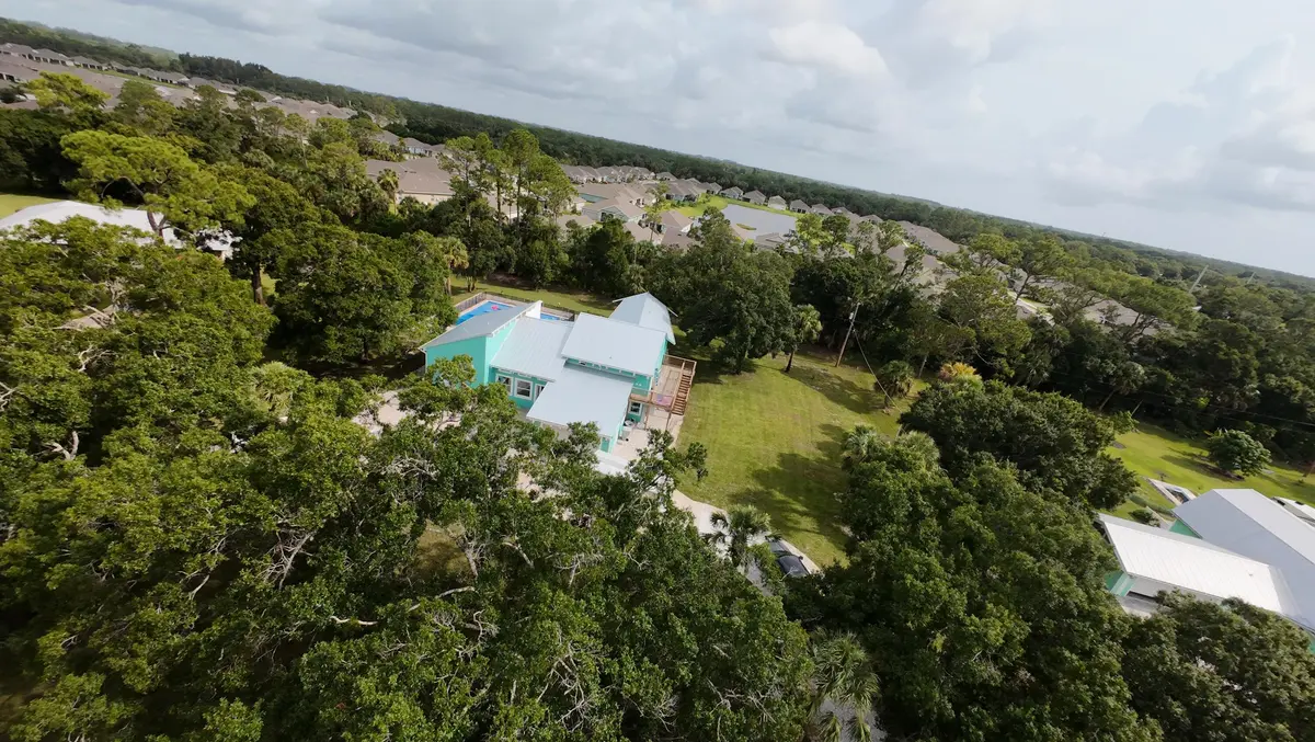Aerial View at 5850 34th Lane, Vero Beach