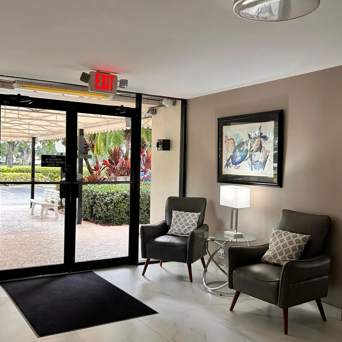 1 Updated lobby at 2851 S Palm Aire Drive 405, Pompano Beach