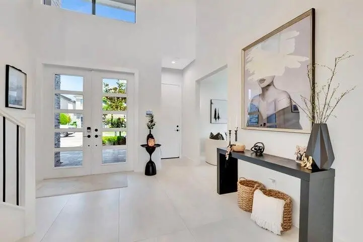 Entryway Perspective at 17065 Rainbow Fls Trail, Boca Raton