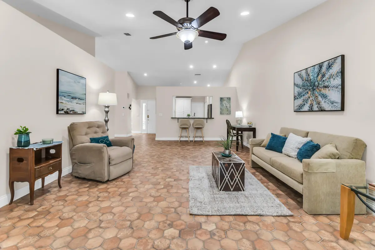 Living Room at 7943 Lake Sands Drive, Delray Beach