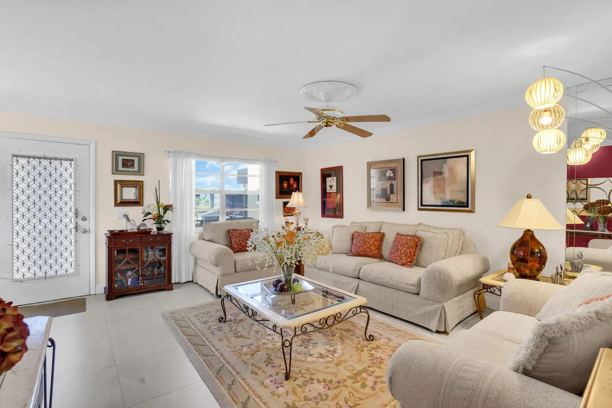 Living Room at 810 Burgundy Q, Delray Beach