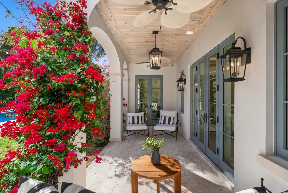 4 - Backyard at 350 SEABREEZE Avenue, Palm Beach