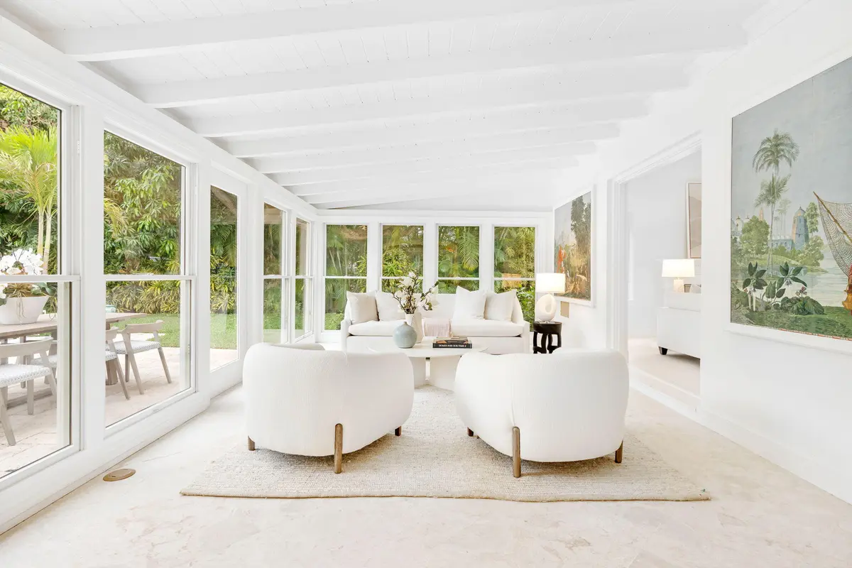 Family Room/Dining Room at 255 EL PUEBLO Way, Palm Beach